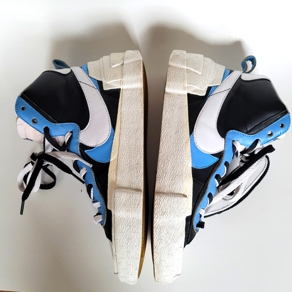Nike Blazer Mid - Sacai White Black Legend Blue - Picture 12 of 15